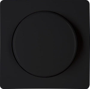 Enzo kopp hk05 mat zwart afdekplaat + knop dimmer - 4621630