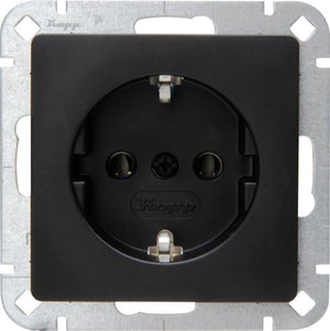 Enzo kopp hk05 mat zwart inbouw stopcontact ra - 4621690