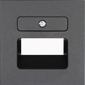 Enzo kopp hk07 antraciet afdekplaat utp dubbel - 4623060