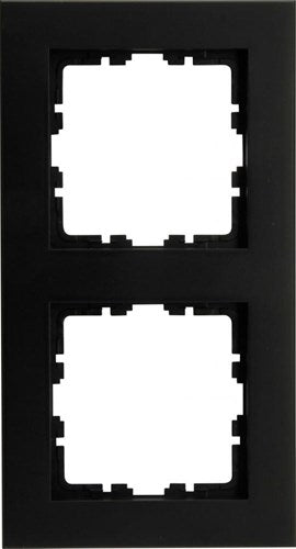 Enzo kopp hk07 pure mat zwart 2 voudig afdekraam - 4624710