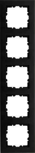 Enzo kopp hk07 pure mat zwart 5 voudig afdekraam - 4624740