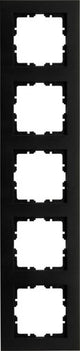 Enzo kopp hk07 pure mat zwart 5 voudig afdekraam - 4624740