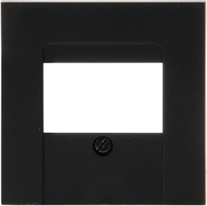 Enzo kopp hk07 pure mat zwart afdekplaat usb - 4624570