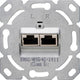 Enzo kopp inbouw unit isdn cat6 2-voudig