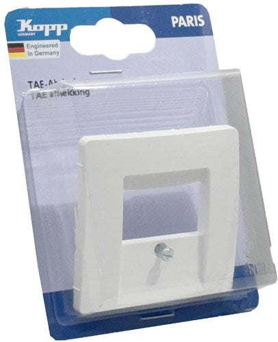 Load image into Gallery viewer, Enzo kopp paris arctic wit afdekplaat usb - 4625070
