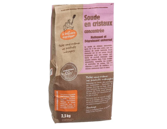 La droguerie écologique kristal soda - 2,5 kg