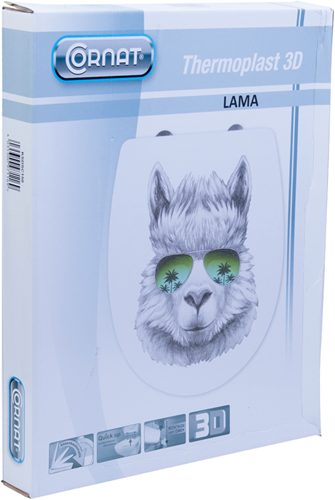 Cornat wc-bril thermoplast sc lama 3d xx - ksdsc150