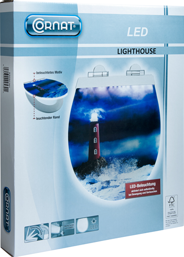Cornat wc-bril mdf light house sc - ksdsc361