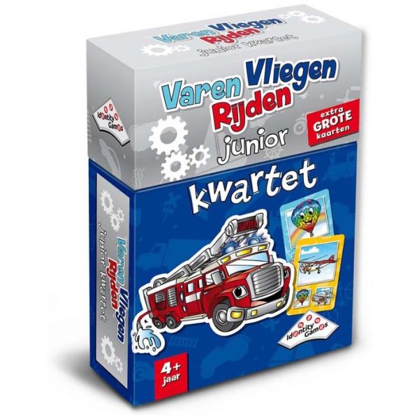 Load image into Gallery viewer, Identity games varen, vliegen, rijden junior kwartet
