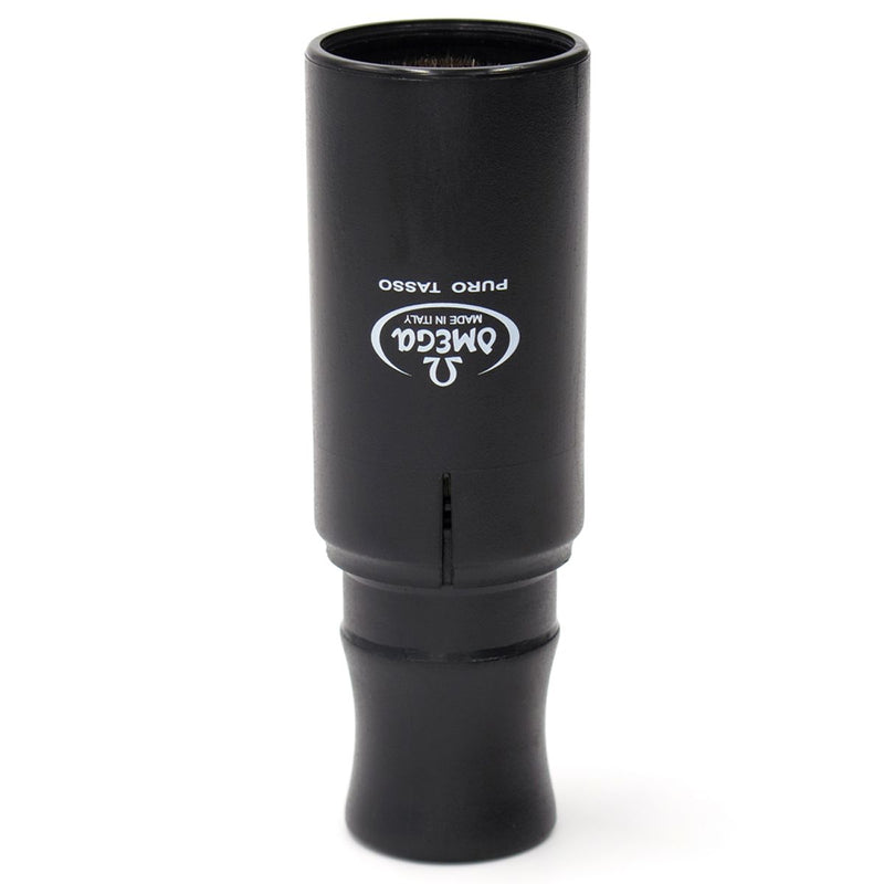 Afbeelding laden in galerijviewer, Omega scheerkwast 100% black badger reiskwast 9cm
