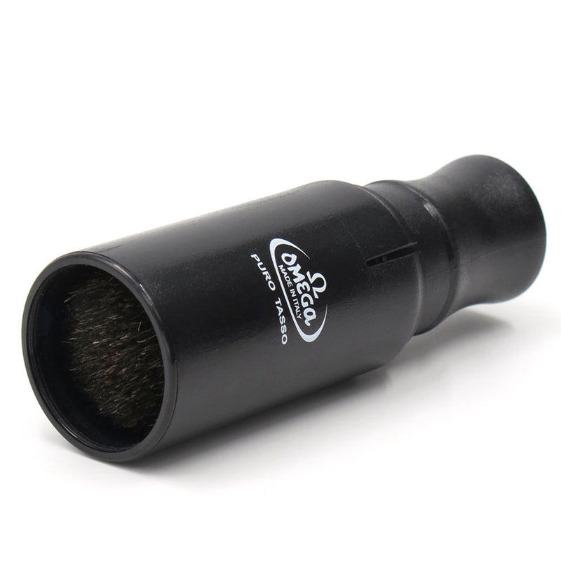 Load image into Gallery viewer, Omega scheerkwast 100% black badger reiskwast 9cm
