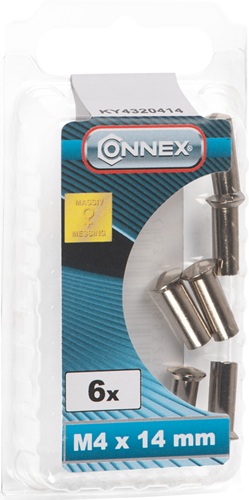 Connex hulsmoer m4x14 6st ni - ky4320414