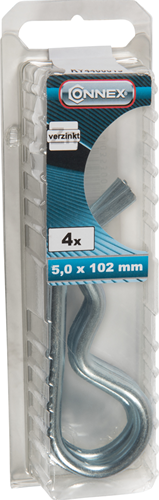 Load image into Gallery viewer, Connex verende borgclips 5x60mm * 4st vz - ky4400013
