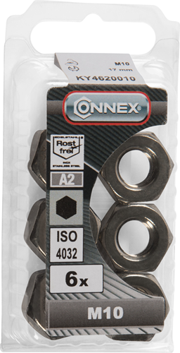 Load image into Gallery viewer, Connex zeskantmoer m10 6st a2 - ky4620010
