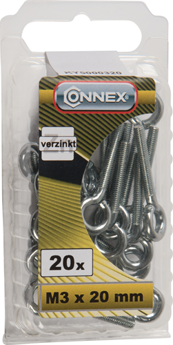 Load image into Gallery viewer, Connex oogbout m3x20 20st vz - ky5000320
