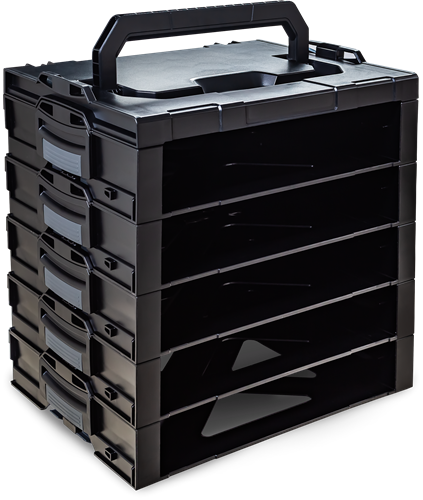 Afbeelding laden in galerijviewer, L-boxx i-boxx rack 5 block - 6100000339
