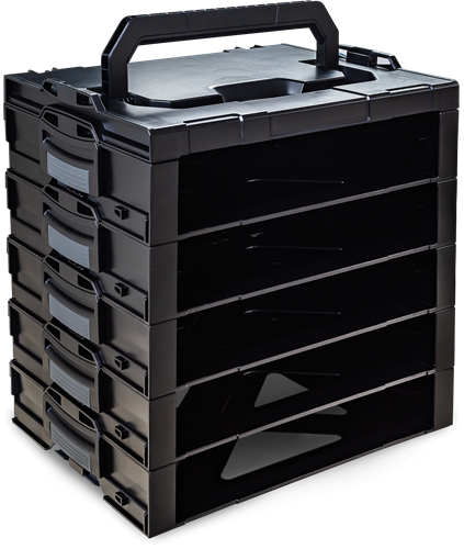 Afbeelding laden in galerijviewer, L-boxx i-boxx rack 5 block - 6100000339
