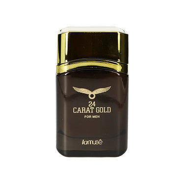 Lamusê by lattafa eau de toilette spray heren 24 carat gold 100ml