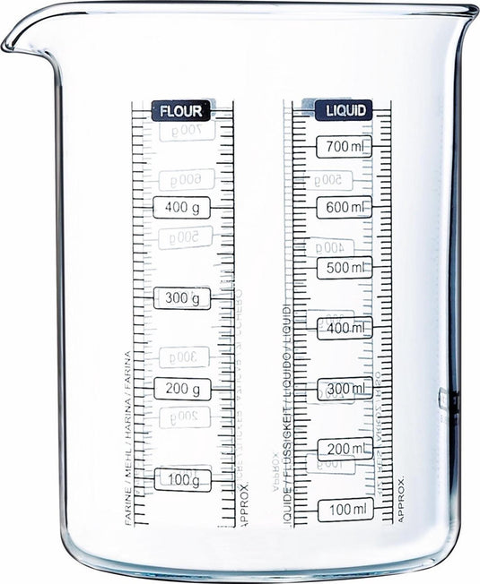 Pyrex maatbeker 750ml glas