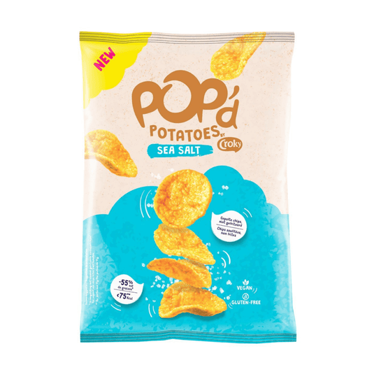 Croky pop’d potatoes sea salt (24x 17gr)