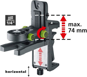 Laserliner crossgrip plus magnetische klem- en wandhouder - 036.22