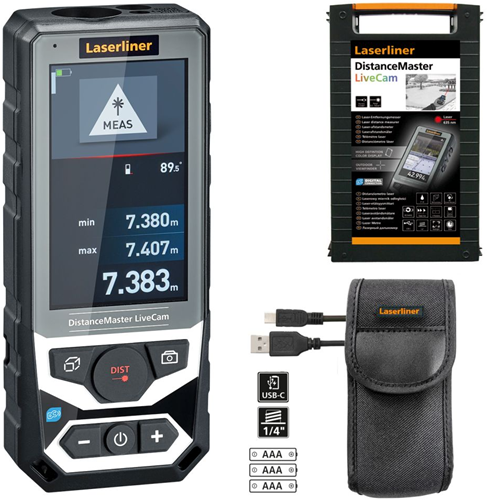 Afbeelding laden in galerijviewer, Laserliner distancemaster livecam - 080.985a
