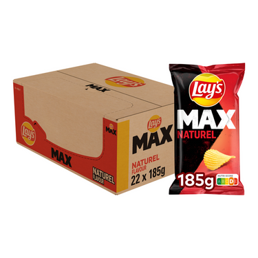 Lay's max original (22 x 185gr)