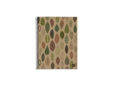 Miquelrius notitieboek - leaves - a5 geruit - 120 blz