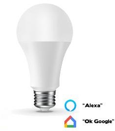 Enzo led gls 10w e27 a60 rgb-cct smart wifi - 9401325