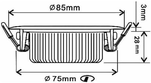 Cargue la imagen en el visor de la galería, Enzo led inbouwspot 5w dimtowarm 85mm 36gr rond verstelbaar zwart - led4601
