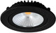 Enzo led inbouwspot 5w dimtowarm 85mm 36gr rond verstelbaar zwart - led4601