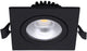 Enzo led inbouwspot 6w 2700k 85mm 60gr vierkant verstelbaar zwart - led4615