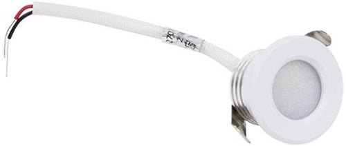 Chargez l'image dans la visionneuse de la galerie, Enzo led mini inbouwspot 1,5w 2700k 37mm 60gr rond vast wit - led4630
