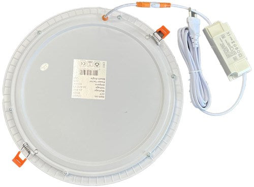 Laden Sie das Bild in Galerie -Viewer, Enzo led panel downlight 24w 4000k incl. driver wit - led2653
