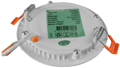 Laden Sie das Bild in Galerie -Viewer, Enzo led panel downlight 6w 4000k incl. driver wit - led2613
