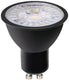 Enzo led spot gu10 230v 5-50w 60gr zwart 3000k dimbaar - led0641