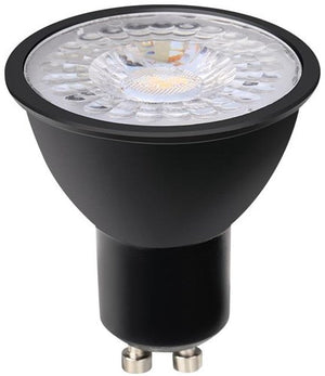 Enzo led spot gu10 230v 7-75w 60gr zwart 4000k dimbaar - led0652