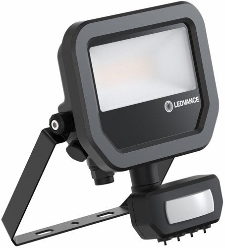 Load image into Gallery viewer, Enzo ledvance led bouwlamp 10w 4000k zwart + sensor - 5017551
