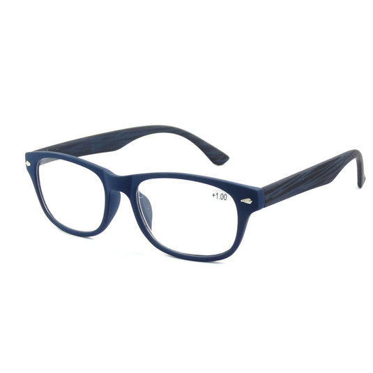 Spectrum leesbril blauw zwart vierkant 3.00