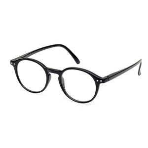 Spectrum leesbril zwart rond 1.00