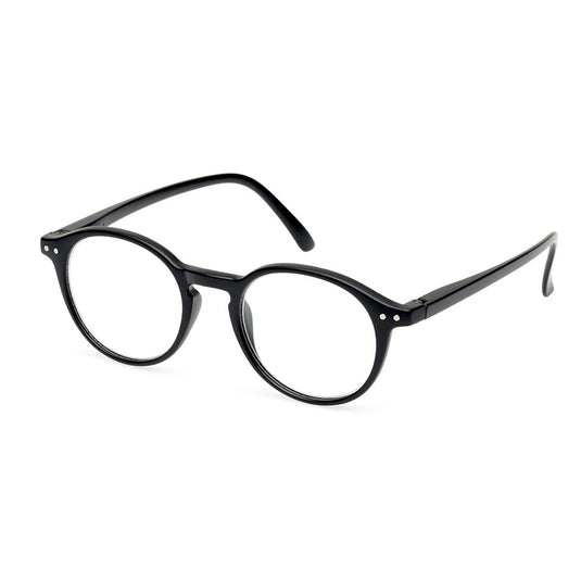 Spectrum leesbril zwart rond 3.00