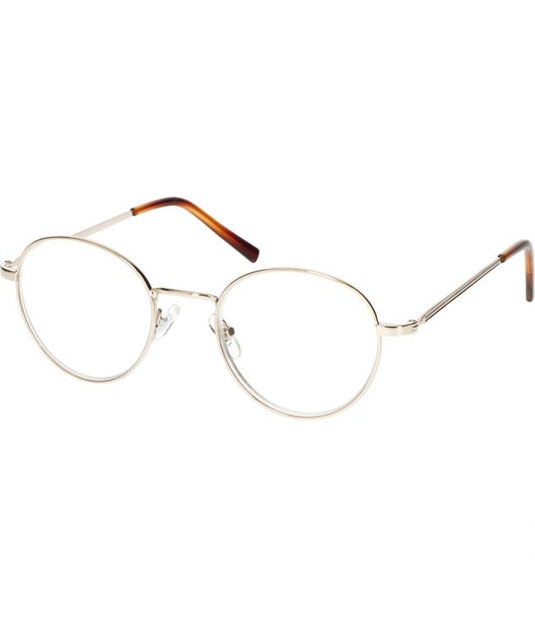 Spectrum leesbril rond zilver klassiek 2.50