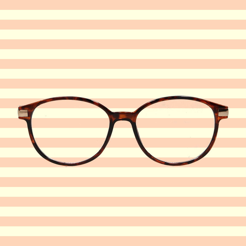 Load image into Gallery viewer, Spectrum leesbril havanna goud 1.00 klassiek rond
