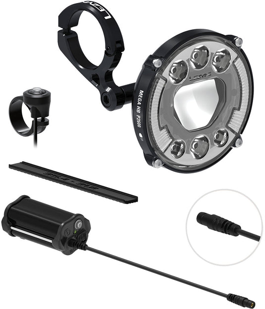 Lezyne mega hb stvzo p2600 loaded kit lighting set