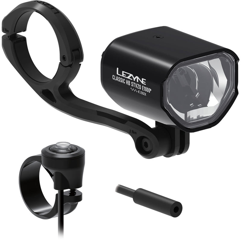 Load image into Gallery viewer, Lezyne e-bike classic hb stvzo e1000+ front light
