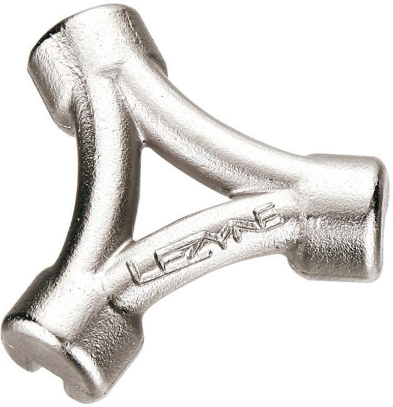 Load image into Gallery viewer, Lezyne cnc spoke wrench 3.22 3.3 3.45mm silver
