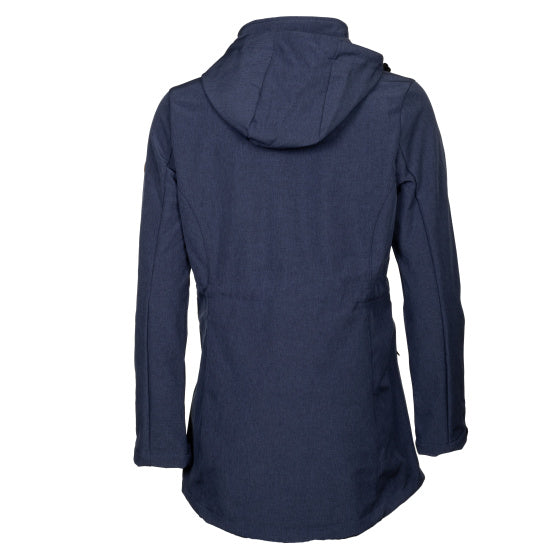 Load image into Gallery viewer, Life line Kya softshell parka dames donkerblauw maat 4XL
