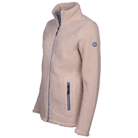 Life line Lorne Sherpa Fleecejas dames beige maat S