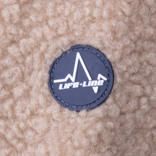 Life line Lorne Sherpa Fleecejas dames beige maat S