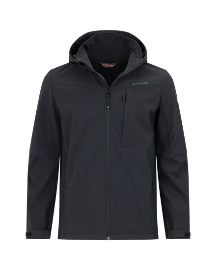 Life line Murray Softshell Jacket heren zwart maat 3XL